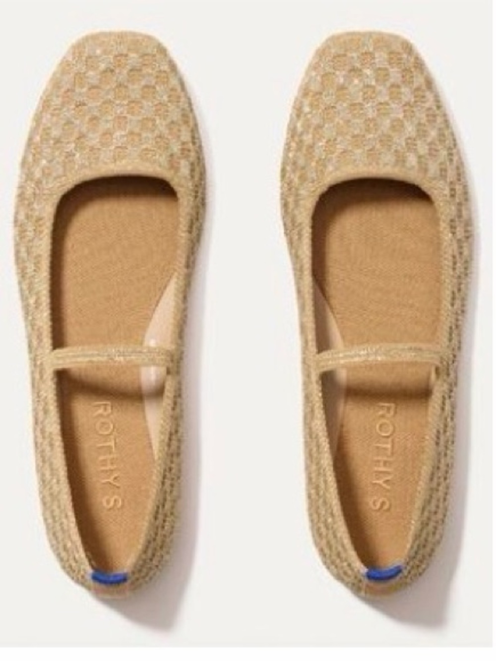 LOOKING FOR: Rothy's Gold Woven Mary Jane Flats